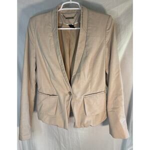 White House Black Market Tan Jacket size 8